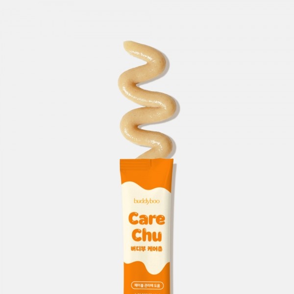 페오펫몰,[버디부] 케어츄 헤어볼 치킨&참치 40g (10g * 4ea)