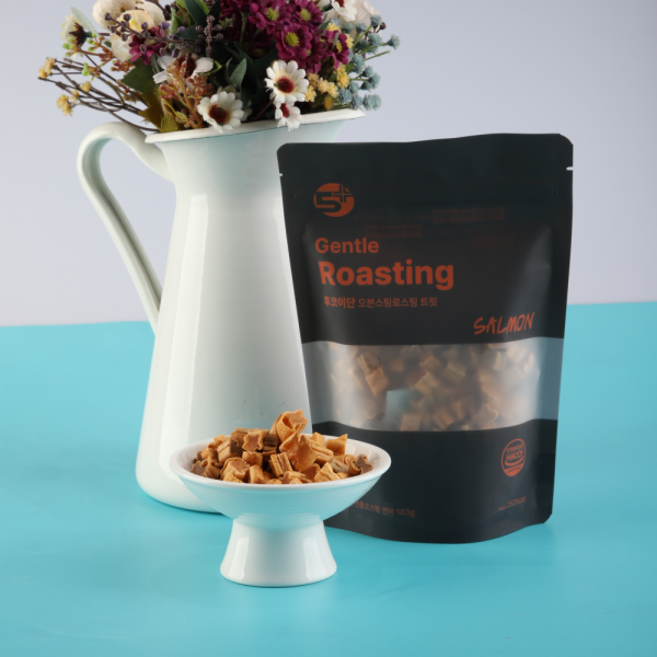 [따스한특가]오플 후코이단 강아지오븐트릿 젠틀로스팅 연어 180g