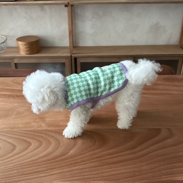페오펫몰,우니토 아가일 판초 조끼