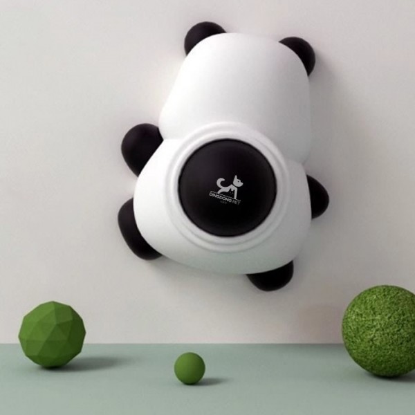 페오펫몰,딩동펫 고양이 판다 회전 캣닢볼 장난감 2P 세트