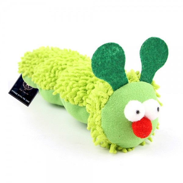 딩동펫 고양이 캣닢 꼬불꼬불 애벌레 애착인형