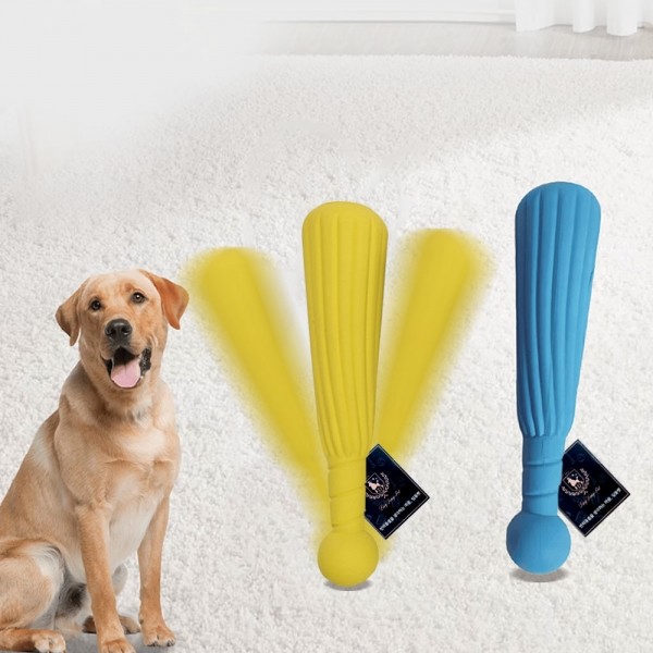 페오펫몰,딩동펫 반려동물 라텍스 야구방망이 삑삑이 장난감